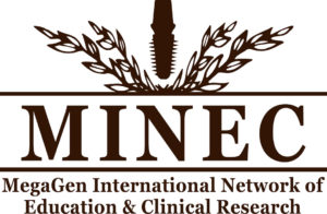 logo minec MegaGen International Network of Education & Clinical Research